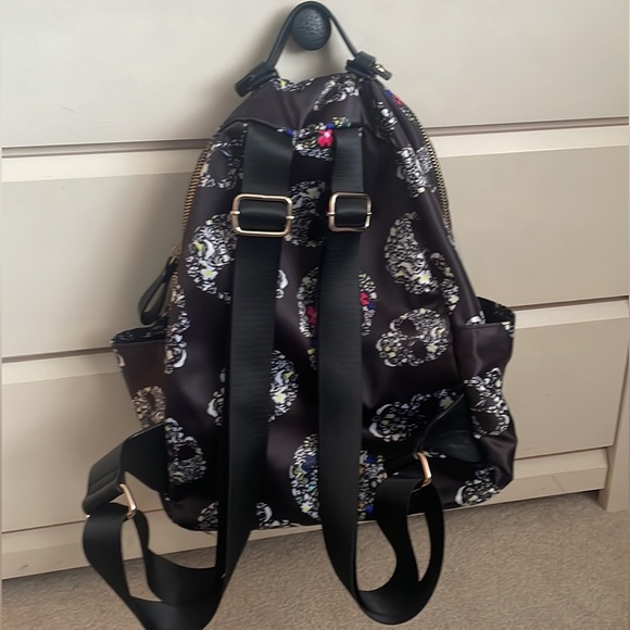 Floral Skull Mid size Backpack/DiaperBag - Picture 10 of 13